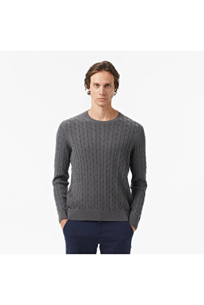 Nautica Erkek Gri Classic Fit Kazak