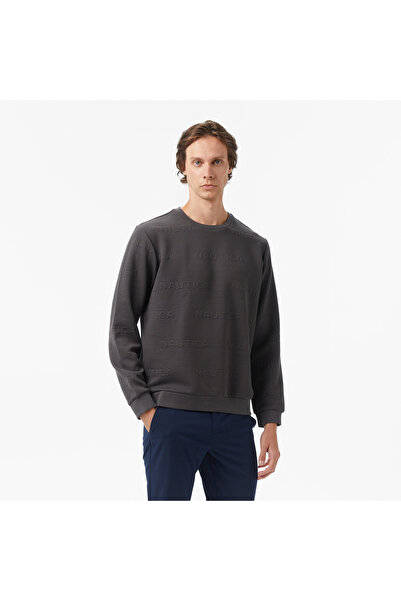 Nautica Erkek Gri Regular Fit Sweatshirt
