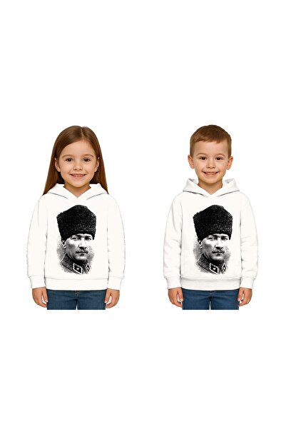 SEDİRLİ سويت شيرت بقلنسوة للجنسين من يو إن إكس يونيسكس، 19 مايو، 29 أكتوبر، 23 أبريل، 10 نوفمبر، أتاتورك للأطفال