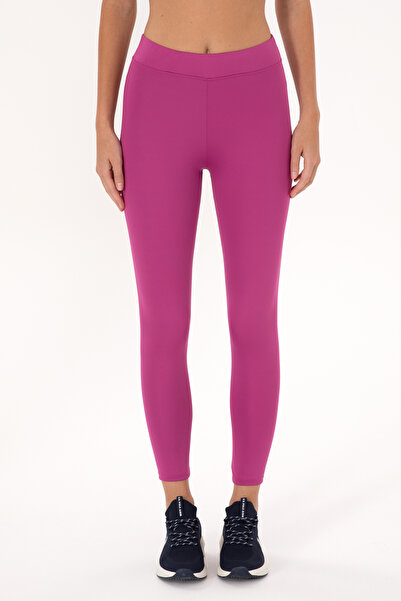 U.S. Polo Assn. Kadın Menekşe Yüksel Bel Spor Tayt 50272295-VR037