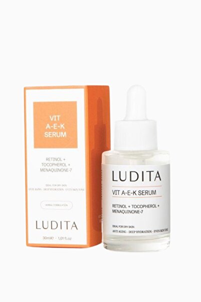 LUDITA A, E & K Vitamini Serum – Besleyici, Onarıcı & Cilt Tonu Dengeleyici