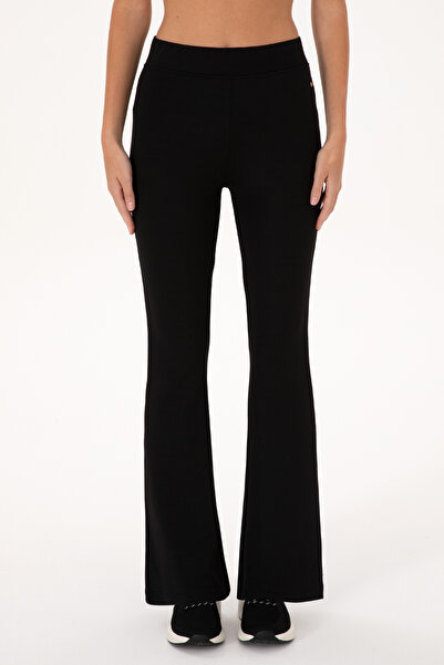 U.S. Polo Assn. بنطال ضيق أسود واسع الأرجل للسيدات 50297274-VR046