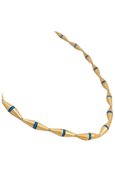 Juju Bronz Turquoise Point Kolye