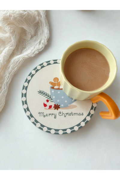 tarzınısec New Year's Coffee Napkin, Presentation Napkin, Cocktail Napkin, Coaster Set of 6