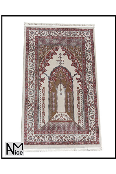 Koyunlu Halı Halı Seccade Yün Tuşeli Pamuk Atkılı İpten Yapılma Namazlık