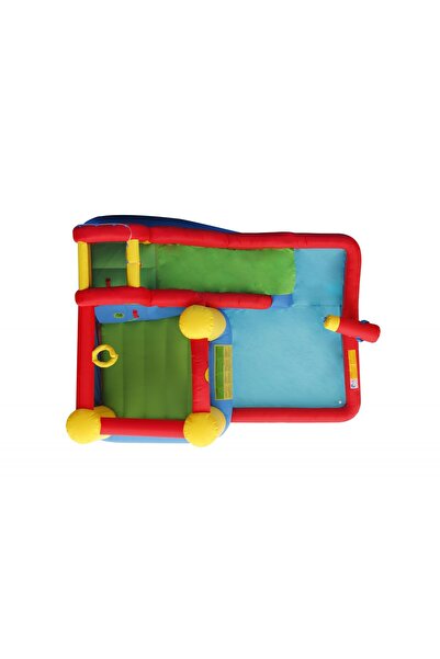 Happy Hop Jump&Splash inflatable mattress with pool, water cannon, slide and climbing area