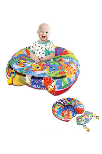 Toyska 2 in 1 Armchair and Chair, Sit up and Play Nest, multicolor