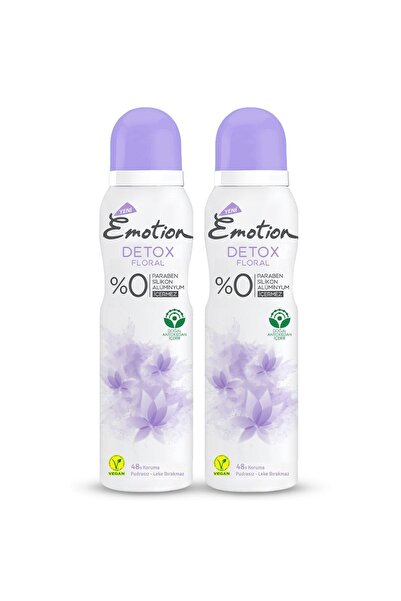Emotion Deodorant 150 Ml. Detox Floral x2 Adet
