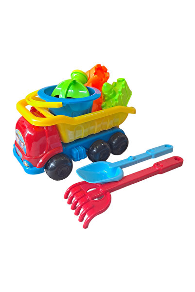 Toyska Set pentru nisip Camion cu 6 accesorii, 30 x 17 x 20 cm
