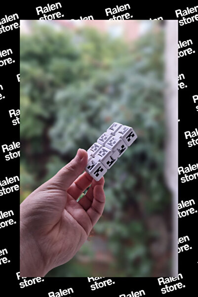 Ralen Minecraft Mini Skeleton Sonsuz Küp Stres Oyuncağı Fidget | 8x4cm ( Yüksek Kalite 3D Baskı PLA )