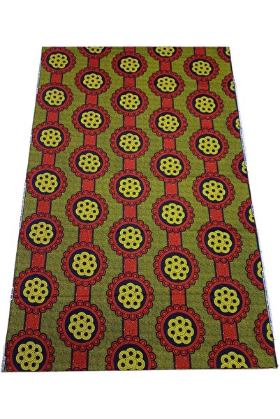 Generic African Fabric 100% Cotton Ankara Print Fabric 6 Yards Best New Beautiful Design Multicolour Latest