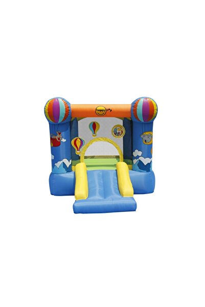 Happy Hop Party Clouds inflatable mattress with jumping area and slide