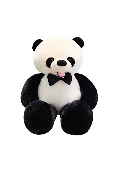 Toyska Urs Panda din plus cu papion, 72 cm