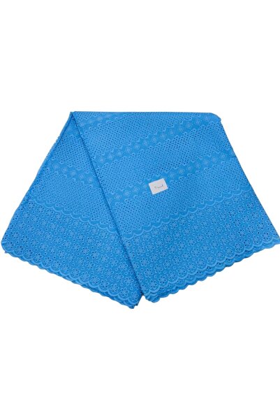 Generic African Dry Lace Fabrics 5 Yards With 100% Cotton Fabric Best New Beautiful Multicolour Latest Fancy