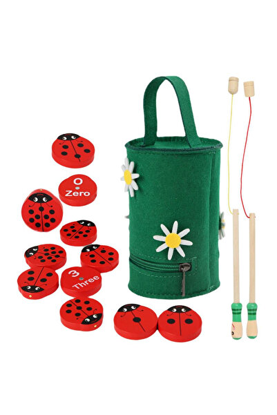 Toyska Joc educativ Buburuza 2 in 1, Invatam numere si pescuim, multicolor