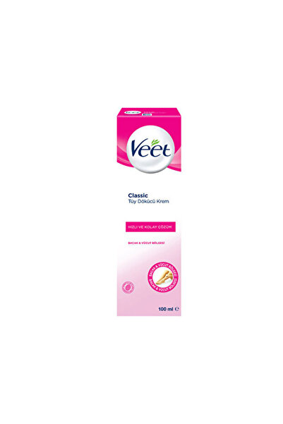 Veet Classic Cream Hair Remover - 100 ml for Normal Skin