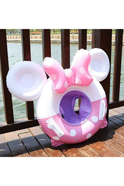 Toyska Minnie Mouse baby carrier with panties and handles, white/pink