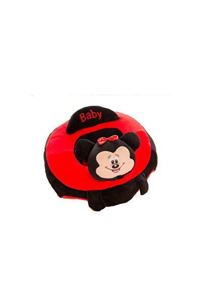 Toyska Minnie Mouse baby plush armchair, black/red