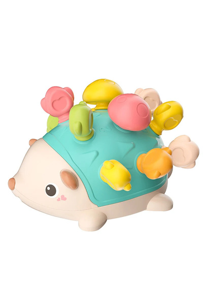 Sobebear Jucarie motricitate si sortare culori Ariciul Sobebear, albastru