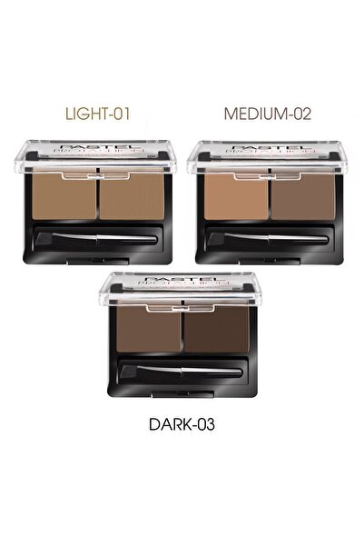 Pastel Profashion Eyebrow Duo 03 Dark Kaş Farı
