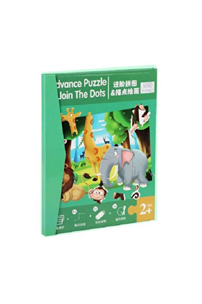 Toyska Carte magnetica 2 in 1 Puzzle si Desen pe Puncte Join the Dots - Anima...