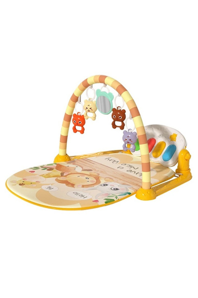 Toyska Saltea de joaca pentru bebelusi cu pian detasabil Jungla, muzica si lu...