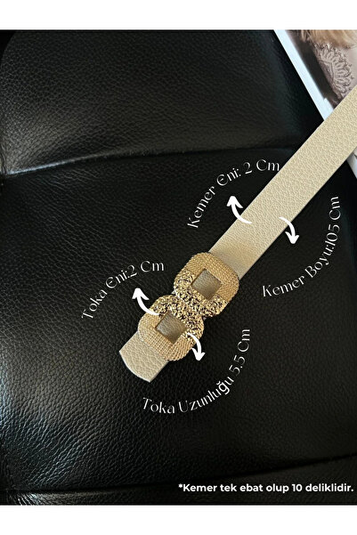 Fiori Curea subțire cu cataramă lungă pentru femei - pentru haină, cămașă și rochie patrulatere