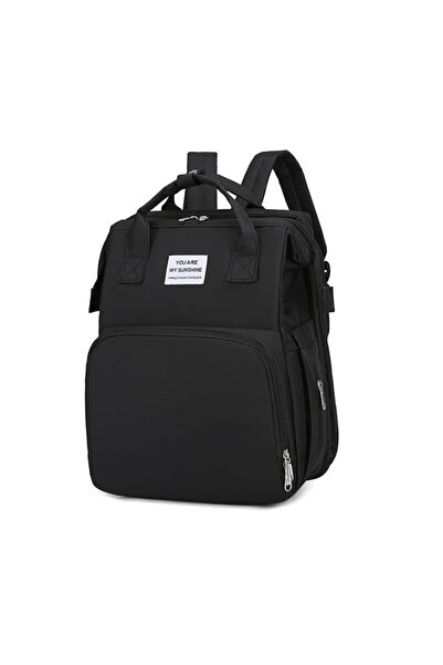 Toyska Πολυλειτουργικό Σακίδιο Πλάτης για Μητέρες με Πτυσσόμενη Κούνια και Βά...