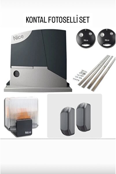 NİCE Nice Road 400 Sürgülü Yana Kayar Kapı Motoru KONTAL FOTOSELLİ SET
