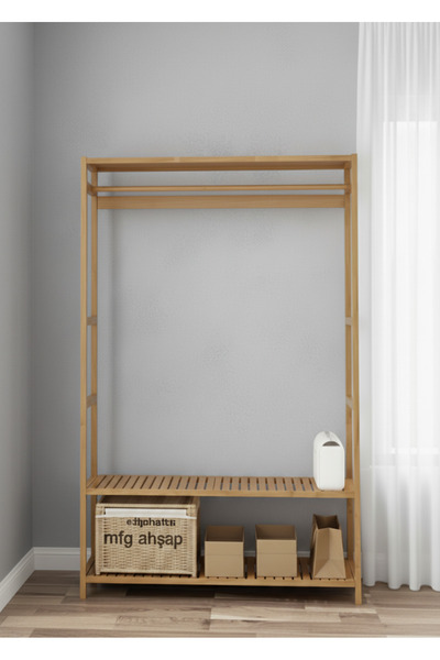 MFG AHŞAP Gardolap Askılık 170x100x30