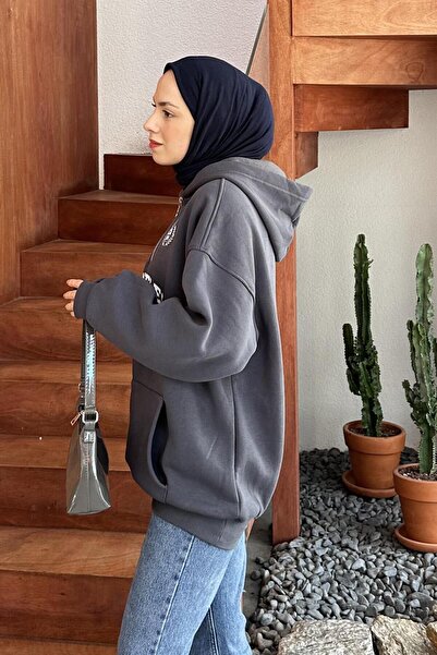 lamelif Los Angeles Smoked Sweatshirt - Half Zip