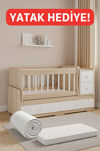 BANANA BABY Moon Anneyanı Sallanır Çekmeceli Büyüyen Beşik