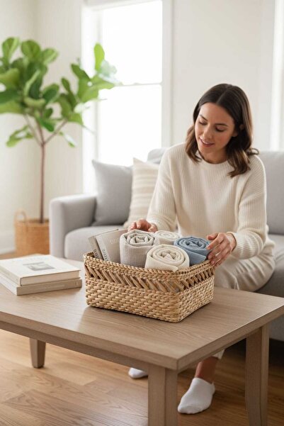 EM&MA DESİNG Em&ma Dikdörtgen Organizer Raf (28X21X13)/ Dolap Içi / Çekmece D...