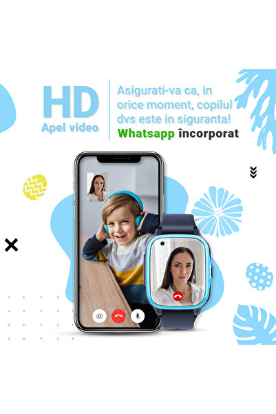 Wingereich Smartwatch for Kids, 4G, GPS Location, HD Video Call and WhatsApp