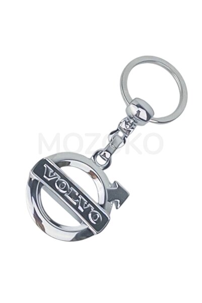MOZOKO Breloc metalic pentru mașină cu logo Volvo de înaltă calitate, logo bi...