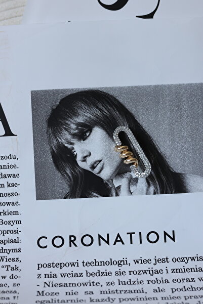 STOLIA أقراط الحناء مع تفاصيل الزركون