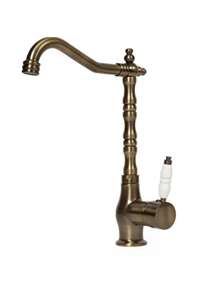 RUDİ ARMATÜR Antique Color Brass Rustic Sink Faucet