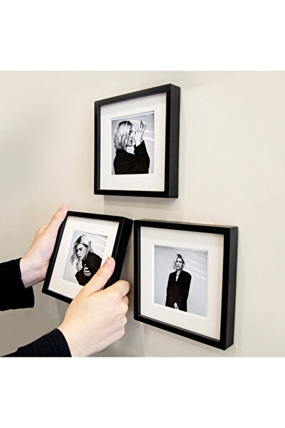 Genel Markalar Sök-tak Paspartolu Fotoğraf Çerçevesi 14x14 Kare Çerçeve 3'lü