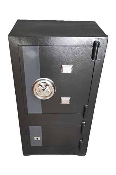 SUR ÇELİK Sur Çelik Para Kasası 85 Cm 120 Kg Siyah Yangına Dayanıklı