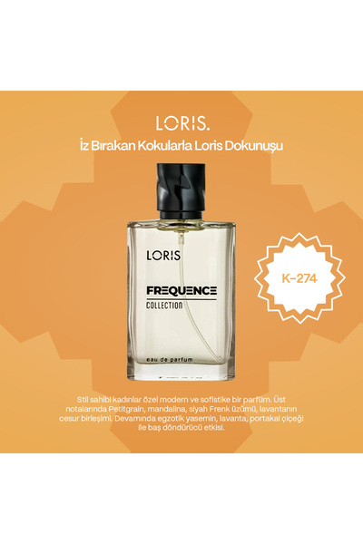 Loris K-274 Frequence Parfume Edp 50ml Oriental Kadın Parfüm