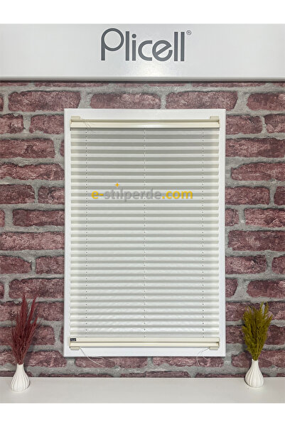 IŞILTI Perde Sistemleri Plicell Plise Perde Moon - 02 Sedefli Ekru