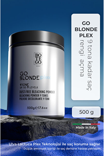 botegohair Go Blonde Plex Toz Saç Açıcı 500 ml