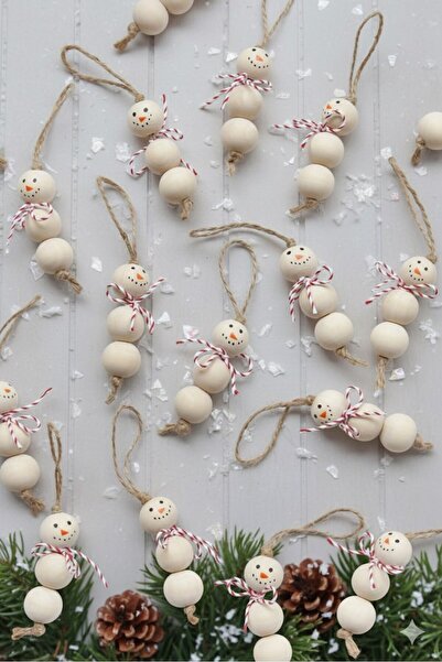 Emtory Home 1 Χιονάνθρωπος Χριστουγεννιάτικο Στολίδι (Ένα Τεμάχιο) Στολίδι Δέντρου - Πρωτοχρονιάτικο Δώρο