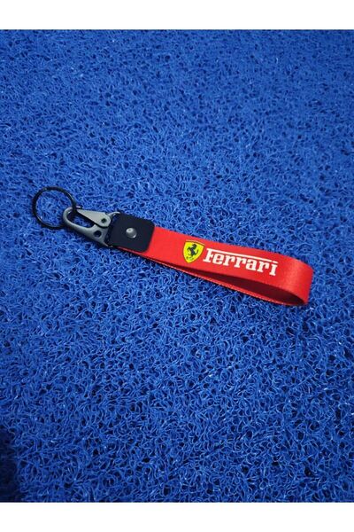CEBECİOTO سلسلة مفاتيح Ferrari Red Auto-Moto - 19 سم، ملحق عالي الجودة مطبوع ...