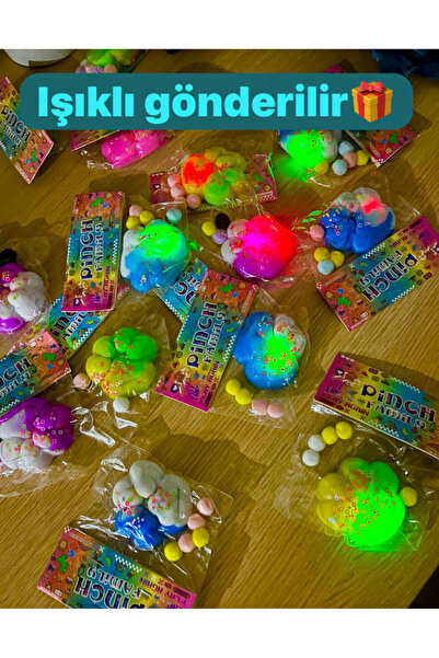 GÜLEÇ TİCARET (sukuşi) Pati Squishy Pullu Yumuşacık 6 cm Pati Sukuşi