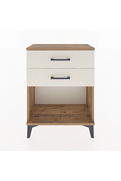 Dienni Arges Komodin 2 Çekmeceli 60x30x80 Çam-Aytaşı