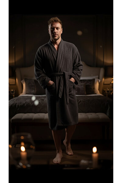 Minteks SOFT KİMONO YAKA BORNOZ