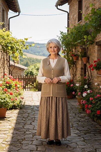 DAFFODIL Home Fabrics سترة نسائية بدون أكمام بفتحة رقبة على شكل حرف V (مقاومة للوبر)