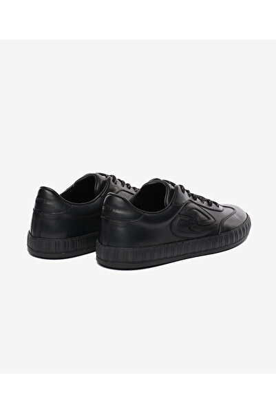 Greyder Erkek Siyah Hakiki Deri Sneaker Ayakkabı 5K1SA18485