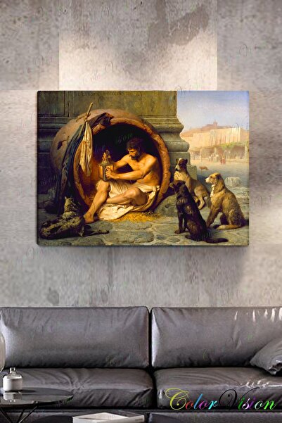 ColorVision Jean Leon Gerome Diogenes Diyojen Kanvas Tablo